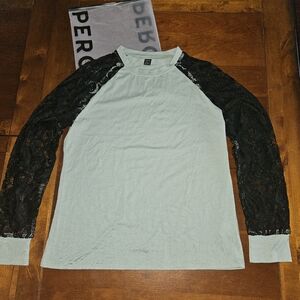 Lace Sleeve Top